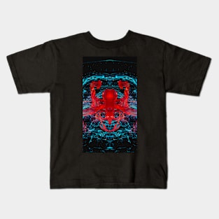 UNFORTUNATE - Trippy Neon Glitch Art Kids T-Shirt